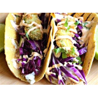 Crispy fried avocado Tacos