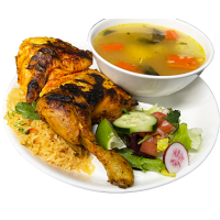 Grilled Chicken And Soup